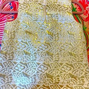 EUC FESTIVE Crewcuts Metallic Top